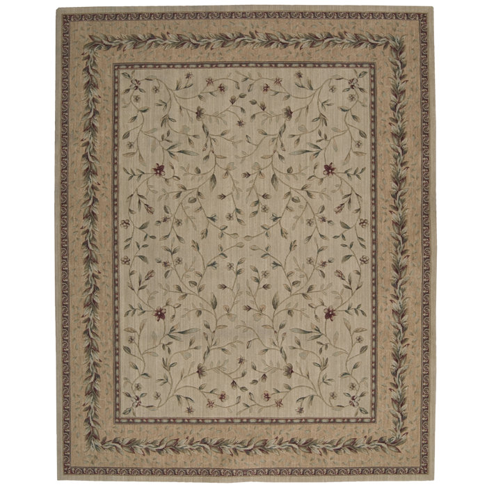 Vallencierre Beige Oriental Rug