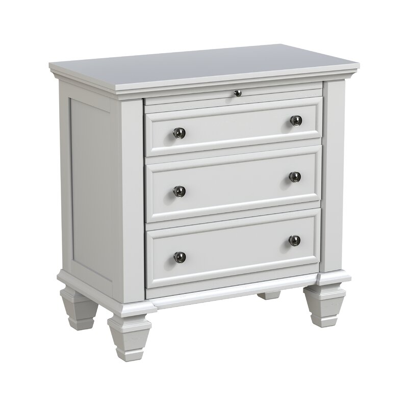 Magness 3 Drawer Nightstand