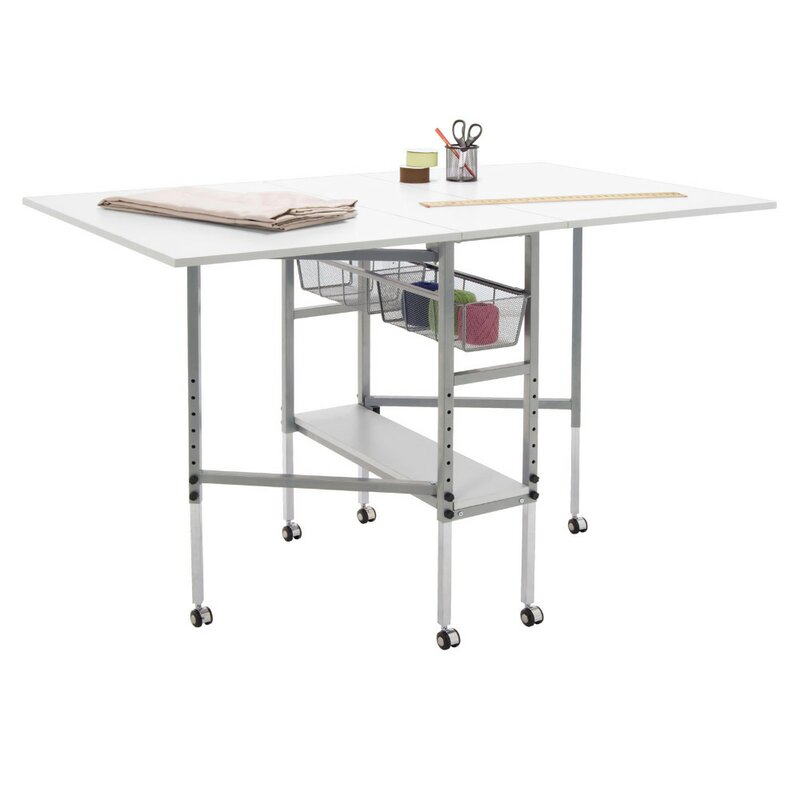 Sewingrite Mobile Quilting Storage Fabric Sewing Table Wayfair