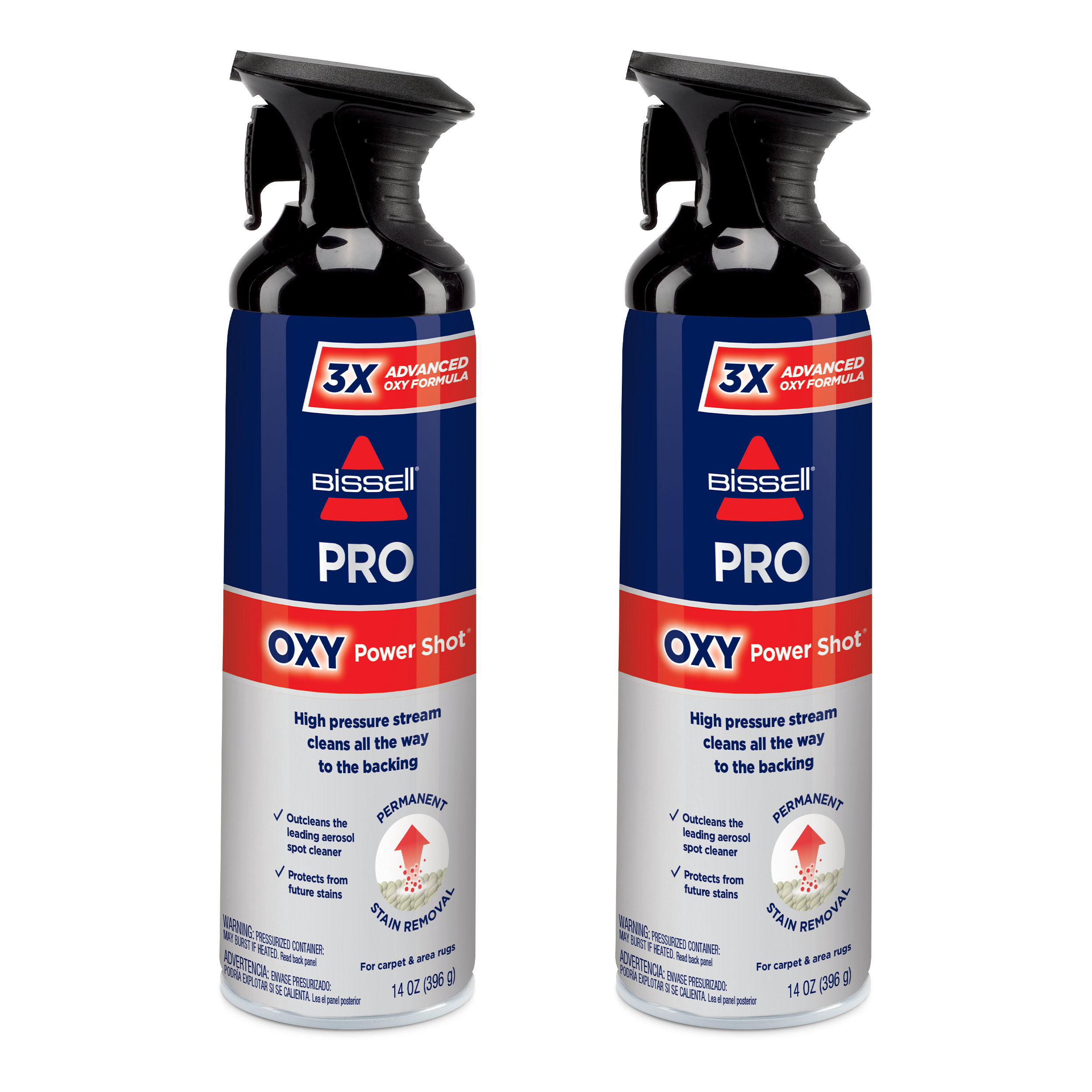 Oxy Power Shot Carpet Stain Remover 2pk 
