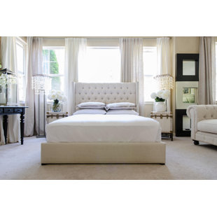 Upholstered Platform Bed by Elements Fine Home Furnishings
