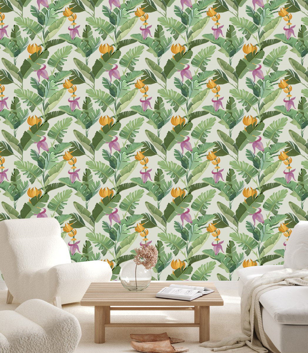 Bay Isle Home Kimorah Peel & Stick Floral Wallpaper | Wayfair