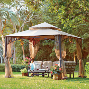 Go to store & view more images Batesville 10 Ft. W x 10 Ft. D Steel Patio Gazebo by Sol 72 Outdoor