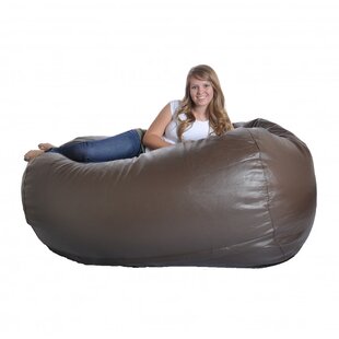 Faux Leather Bean Bag Sofa By Ebern Designs