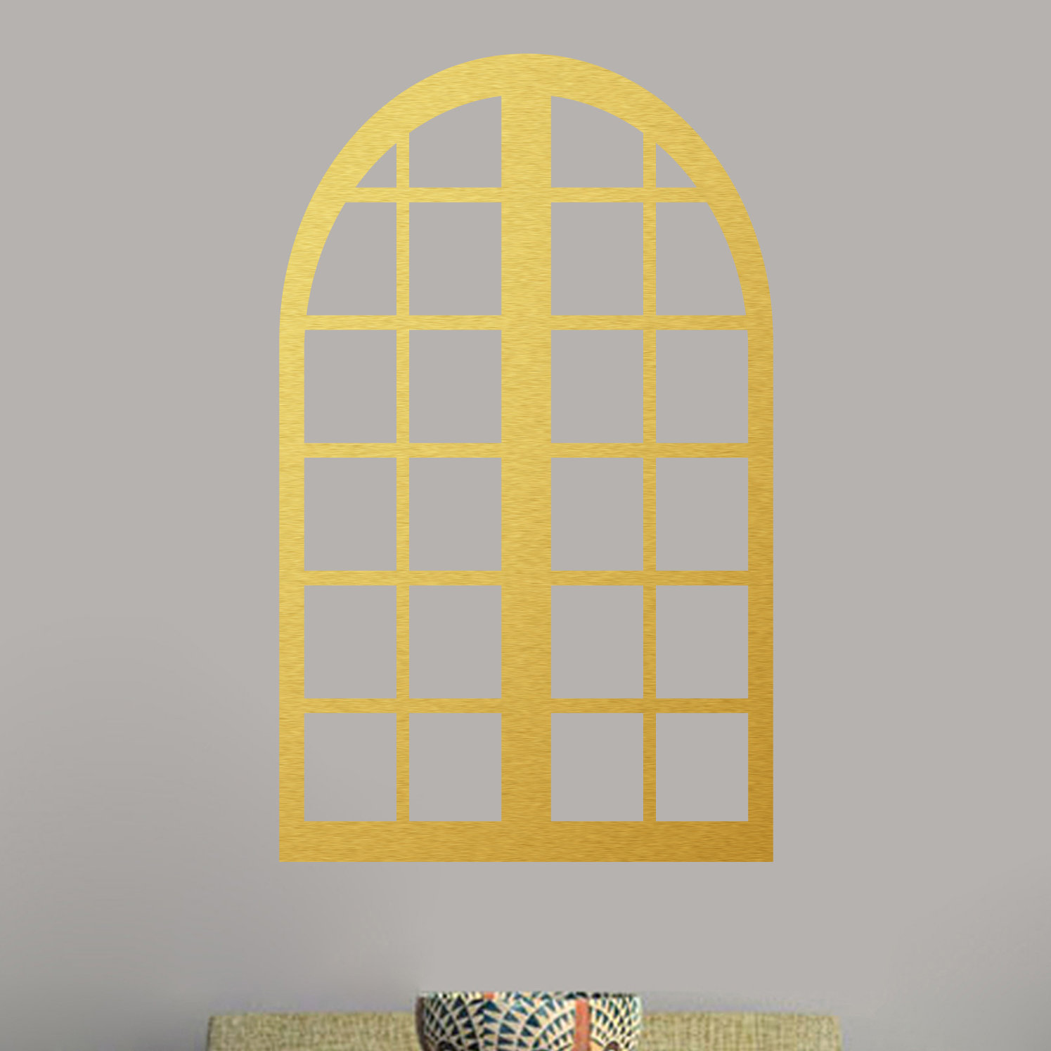 Charlton Home® Tall Arched Window Frame Wall Decal & Reviews Wayfair