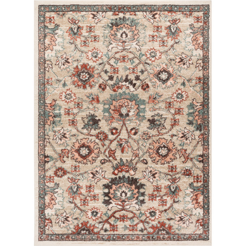 Mystic Modern Vintage Floral Blush Area Rug Reviews Joss Main
