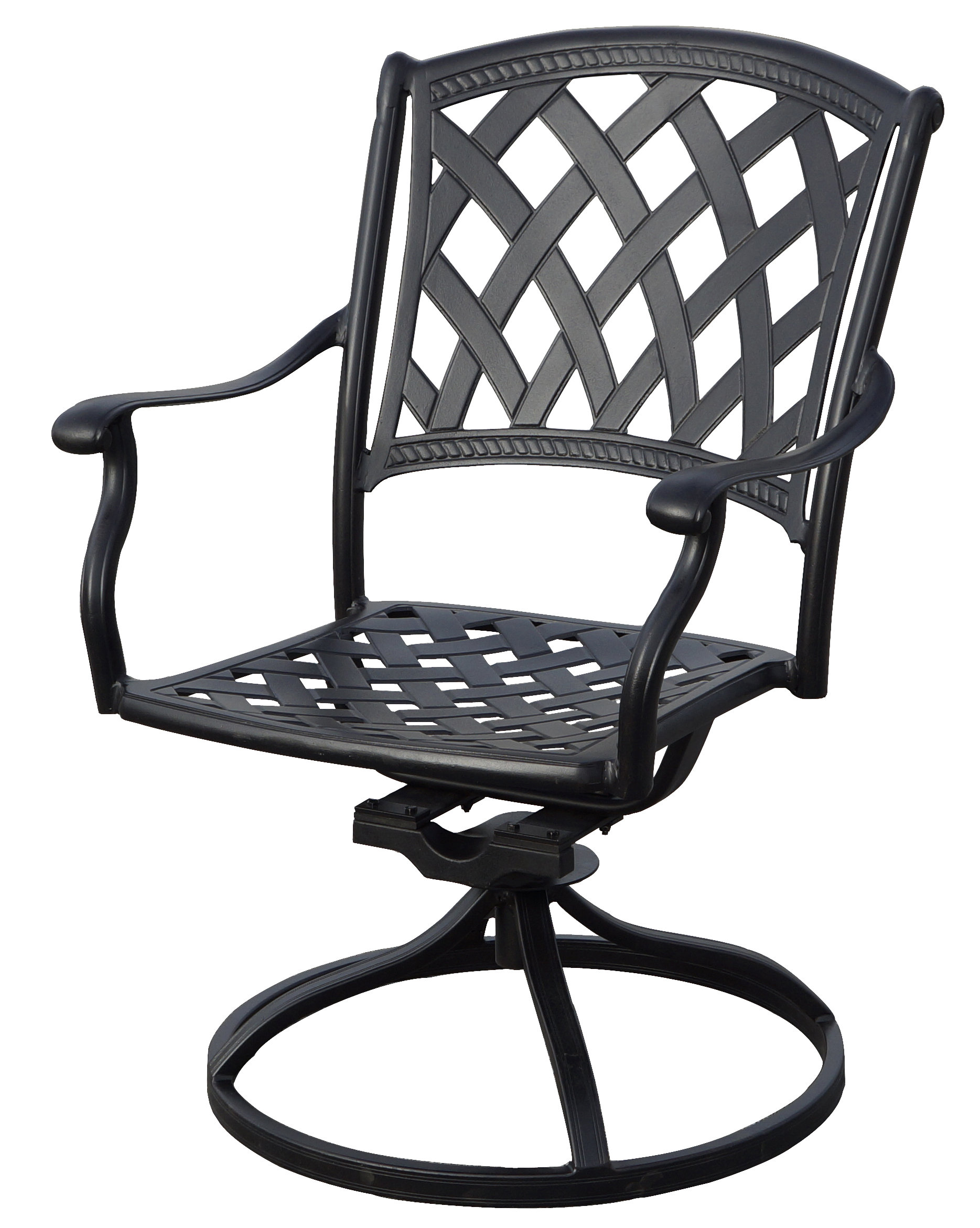 fleur de lis living patio furniture on Fleur De Lis Living Campton Swivel Patio Dining Chair With Cushion Reviews Wayfair