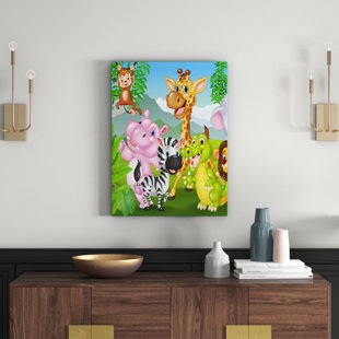 Funny Animal Canvas Wayfair Co Uk