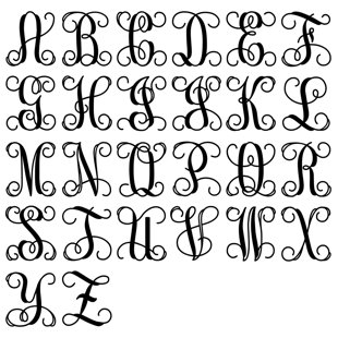 Large Monogram Letters Wayfair
