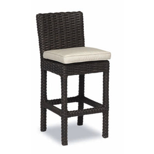 Cardiff 26" Patio Bar Stool with Cushion by