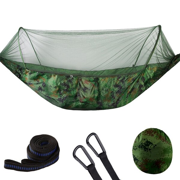 Portable Breathable Parachute Nylon Hammocks Gear Lightweight Double Size ToTheTop Camping Hammock Outdoor Compact Yard Beach Backpacking Hiking 