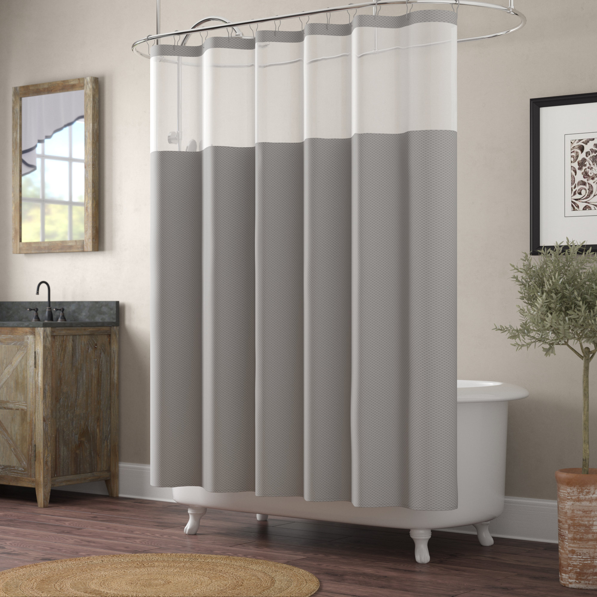 Laurel Foundry Modern Farmhouse Zella Single Shower Curtain