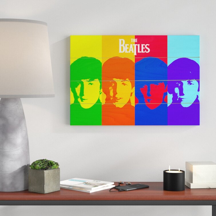 the beatles pop art poster