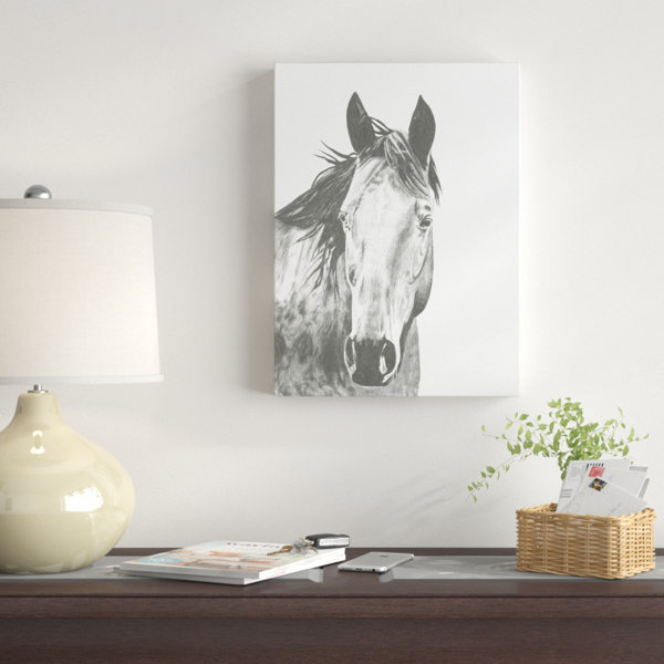 East Urban Home Wildlife Snapshot Horse I Acrylic Painting Print