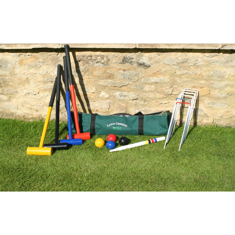 Freeport Park Lawn Croquet Set Wayfair Co Uk