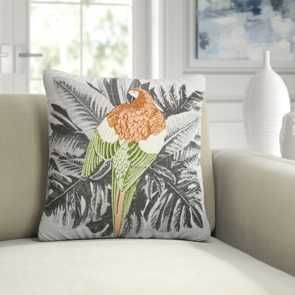 Elainesmith Macaw Sunbrella Indoor Outdoor Animal Print Throw Pillow Perigold