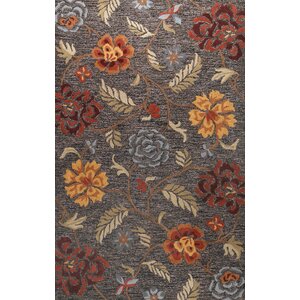 Norine Hand-Tufted Black Area Rug