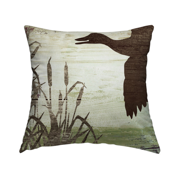 East Urban Home Cabin Throw Pillow Wayfair