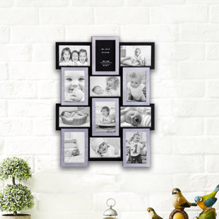 Collage Floating Family Picture Frames You Ll Love Wayfair K Gallery Collage Wall Hanging 12 Opening Photo Sockets Picture Frame