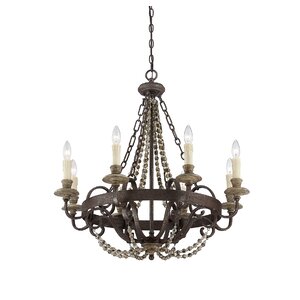 8-Light Candle-Style Chandelier