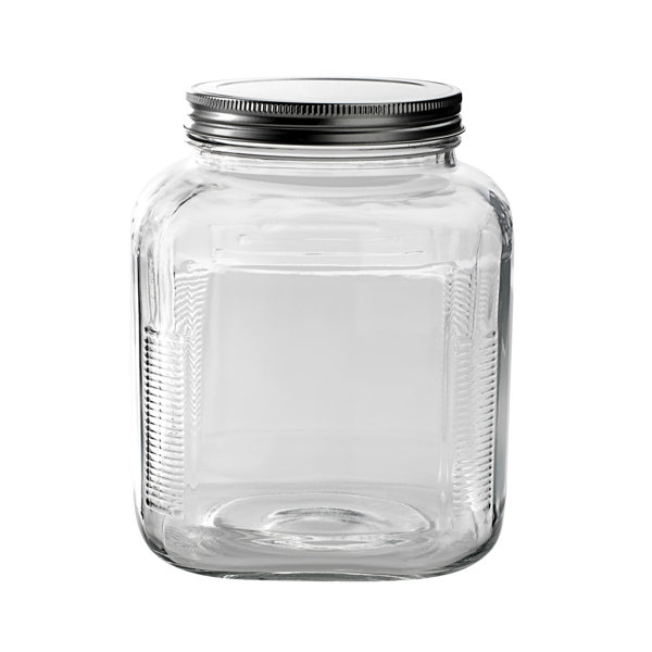 Set of 6 Anchor Hocking Glass Mini 3.4 Ounce Penny Spice Jar