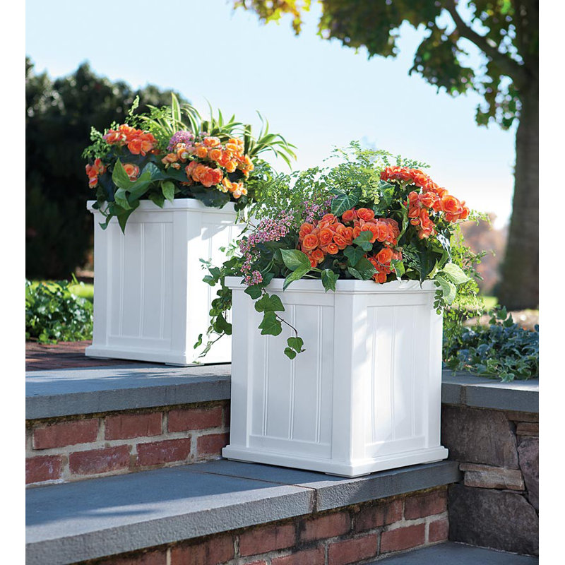 Plow &amp; Hearth Lexington SelfWatering Planter Box Wayfair
