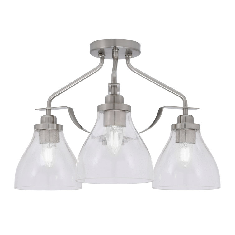 Toltec Lighting Odyssey Glass Semi Flush Mount | Wayfair