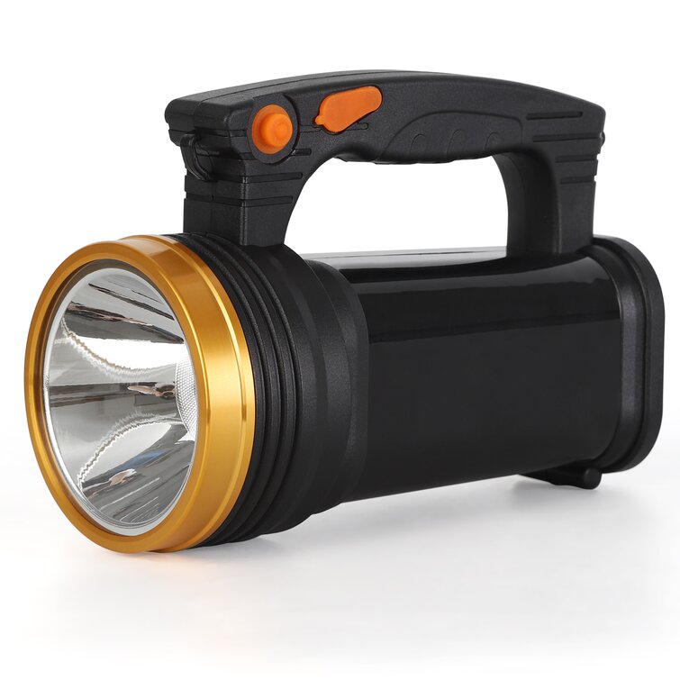 Super Bright LED Searchlight Handheld Spotlight Flashlight Rechargeable Portable 