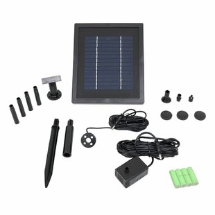 Details about   5W Round Shape Solar Powered Outdoor Fountain DC Pump Kit With Solar Panel For 