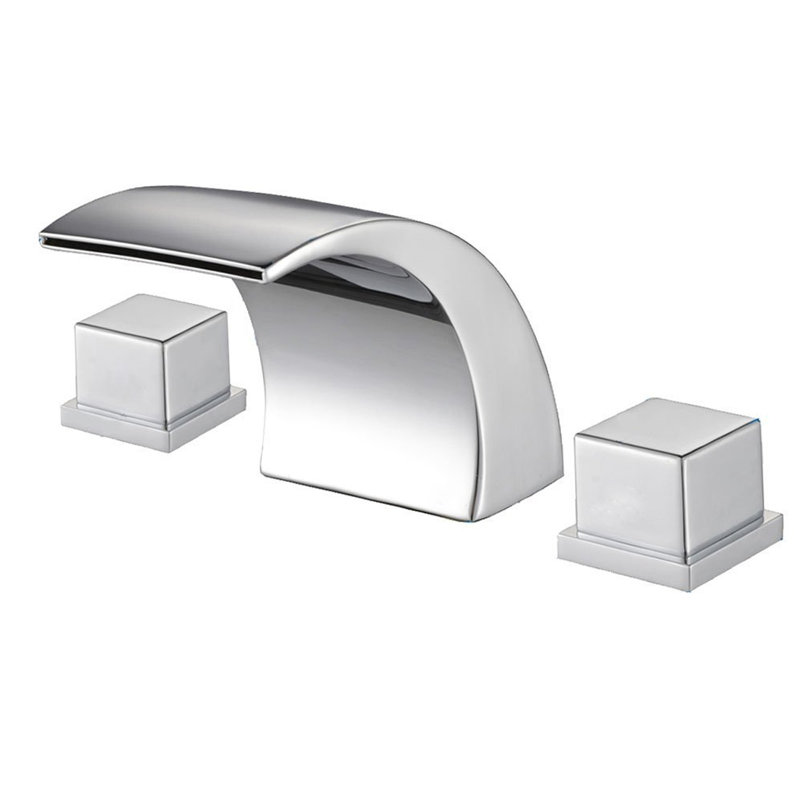 Sumerain Widespread Led Waterfall Bathroom Sink Faucet Reviews