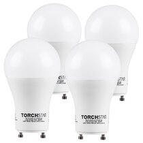 Twister GU24 18W Energy Saving Bulb=75W,Daylight 5000K,UL Listed 4 Bulbs