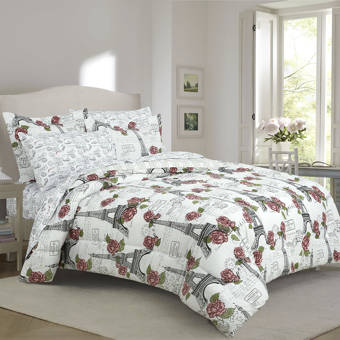 Rosdorf Park Whitchurch Reversible Comforter Set Reviews Wayfair