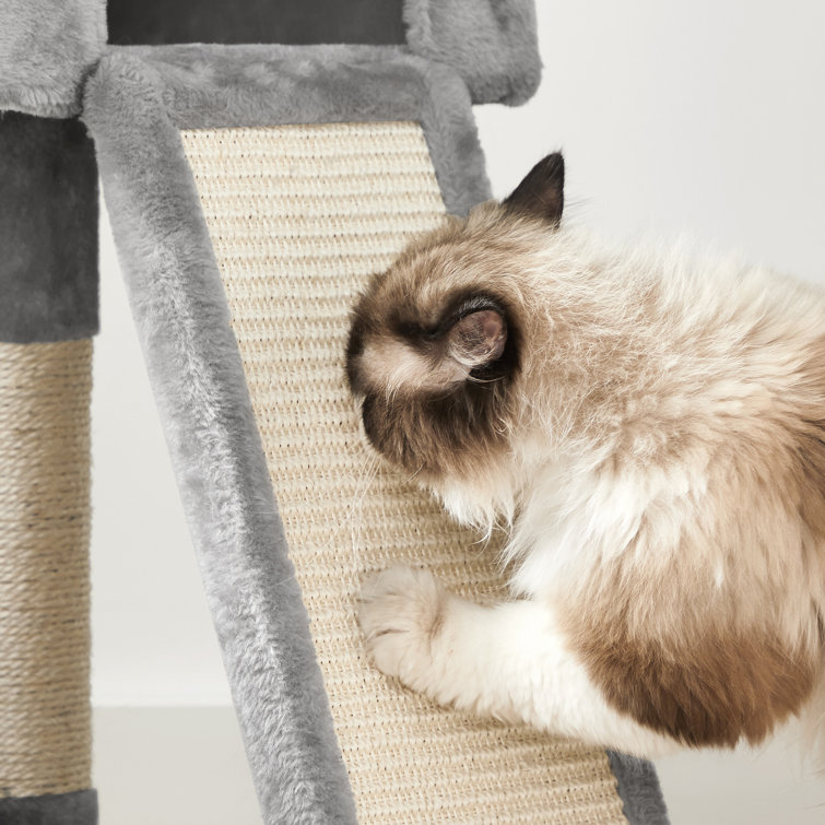 fluffy cat tree