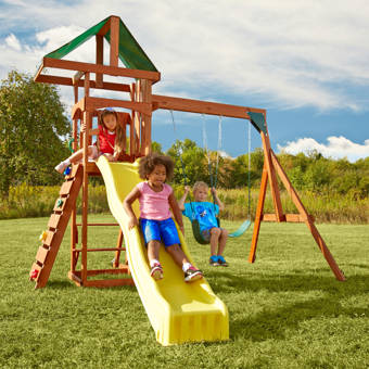 Step2 Naturally Playful Playhouse Climber Swing Set
