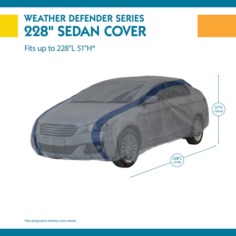 Duck Covers Weather Defender Car Cover for Sedans up to 19