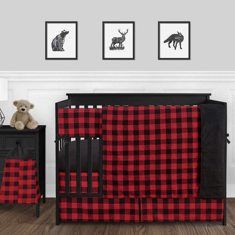 lumberjack crib bedding