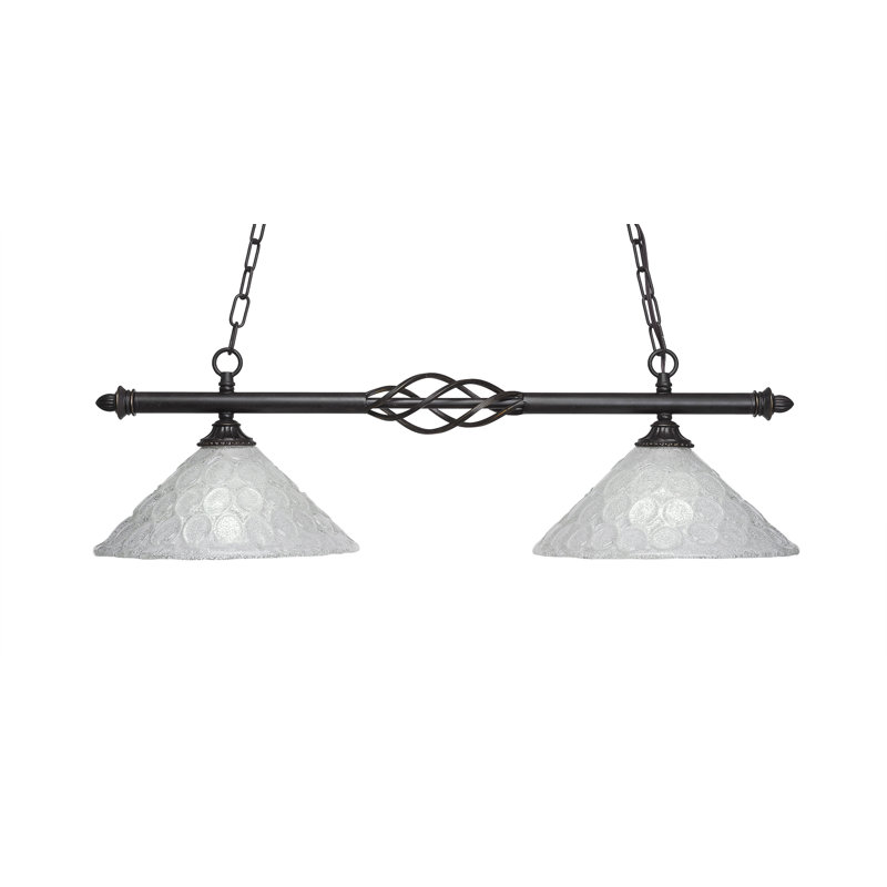Astoria Grand Pierro 2 Light Kitchen Island Linear Pendant Wayfair