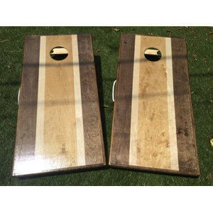 Tri Stained Stripes Cornhole (Set of 2)
