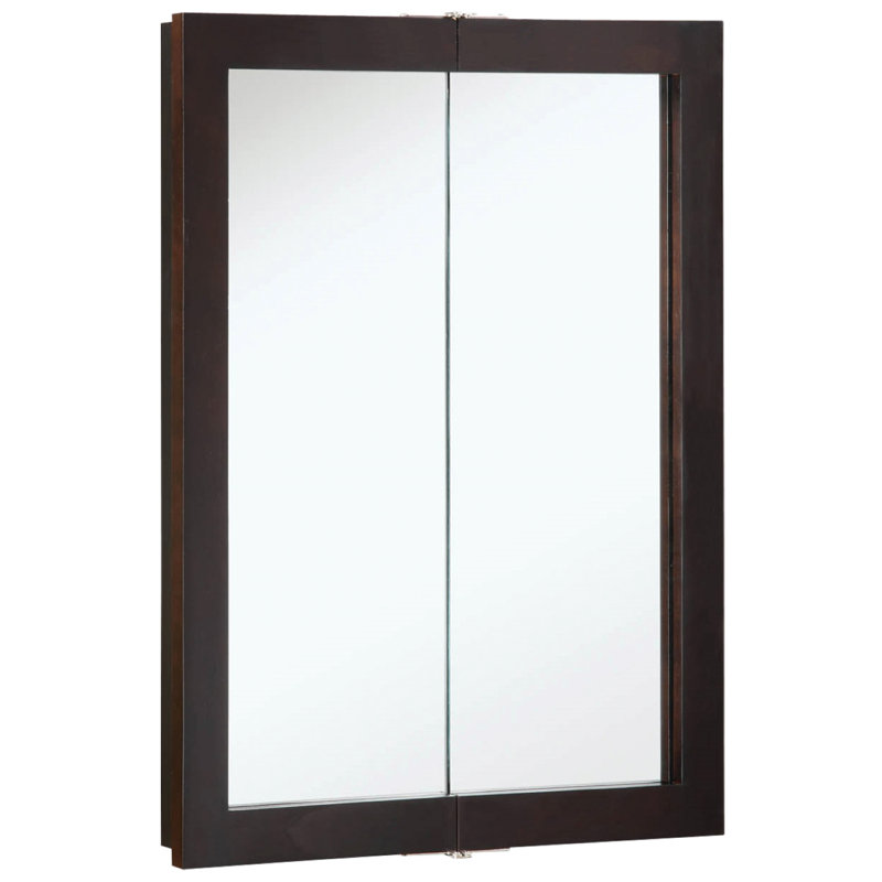 Winston Porter Searle Surface Mount Framed 2 Door Medicine Cabinet