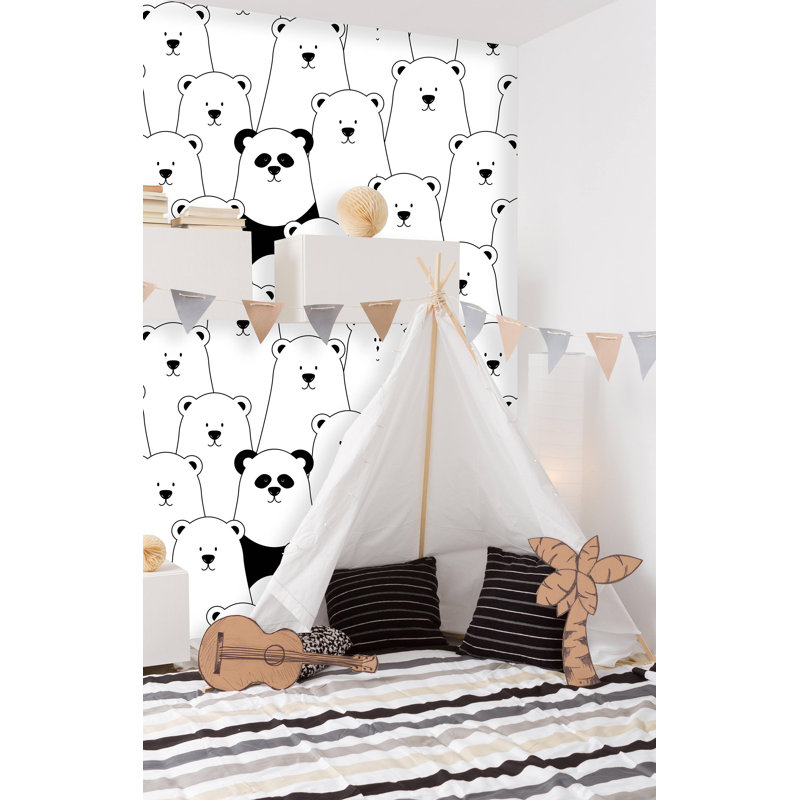 World Menagerie Nueva Removable Nursery Polar Bears Panda 6 25 L