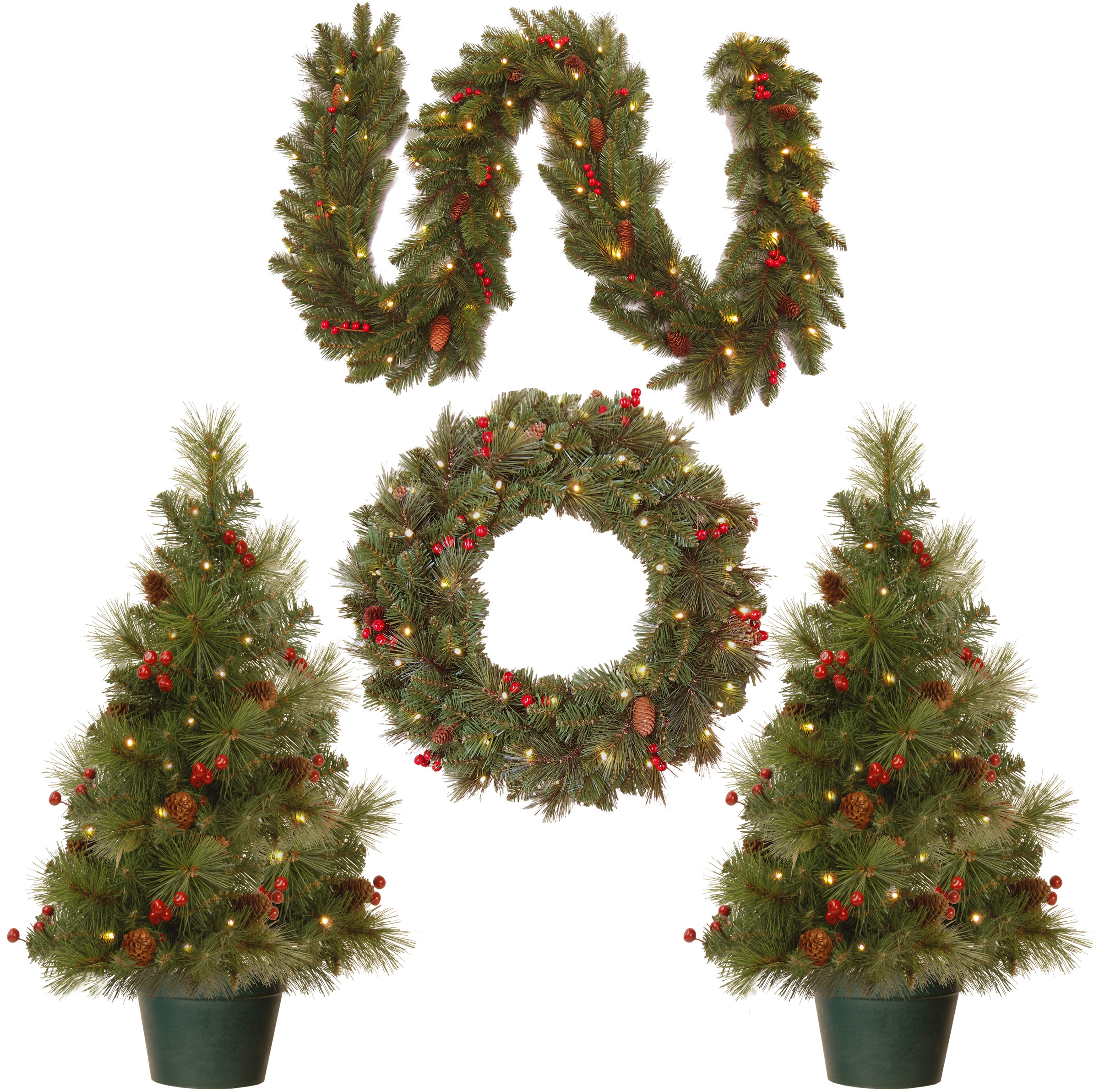 clear christmas tree lights