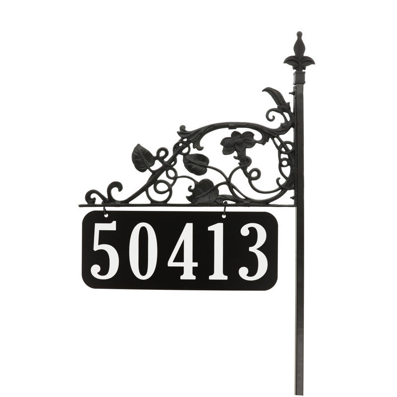 Magnolia 1-Line Double-Sided Reflective Address Sign