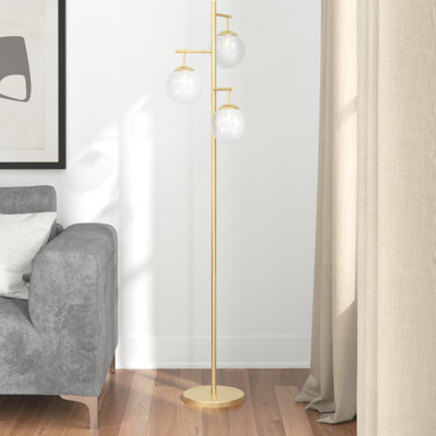 Alaycia 64'' Gold Tree Floor Lamp