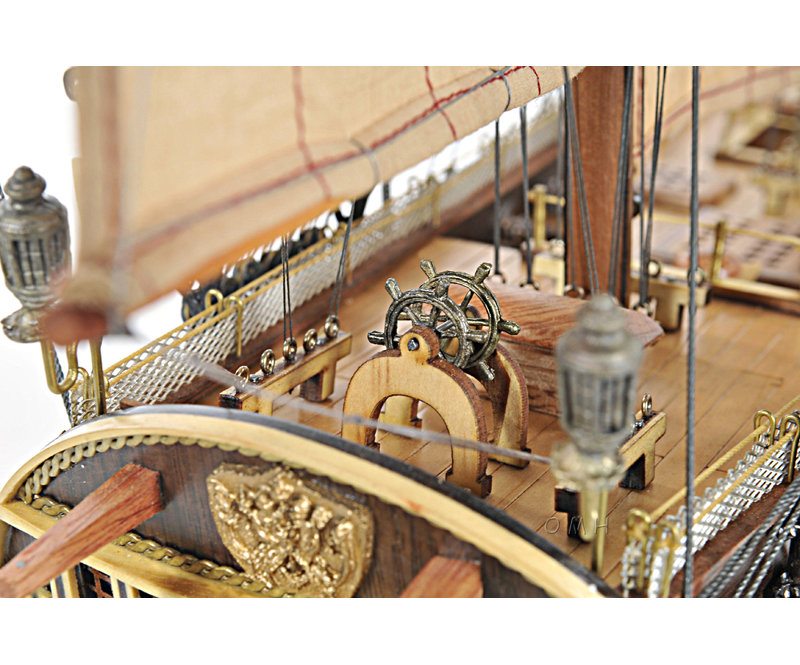 Longshore Tides Gabrielle Hms Surprise With Floor Display Case