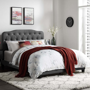 Go to store & view more images Crum Queen Upholstered Panel Bed by Alcott Hill