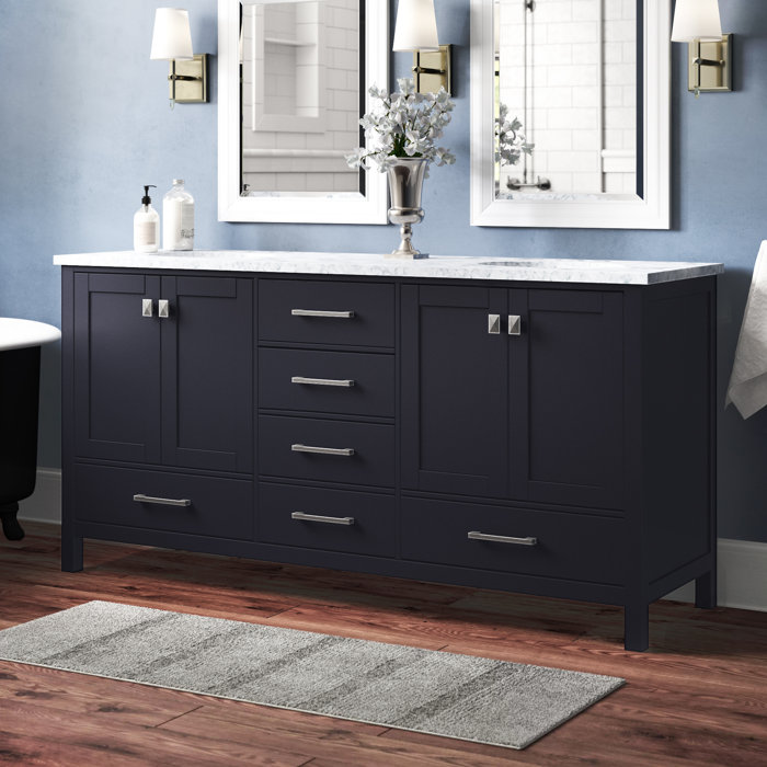 Bowlin 72 Double Sink Bathroom Vanity