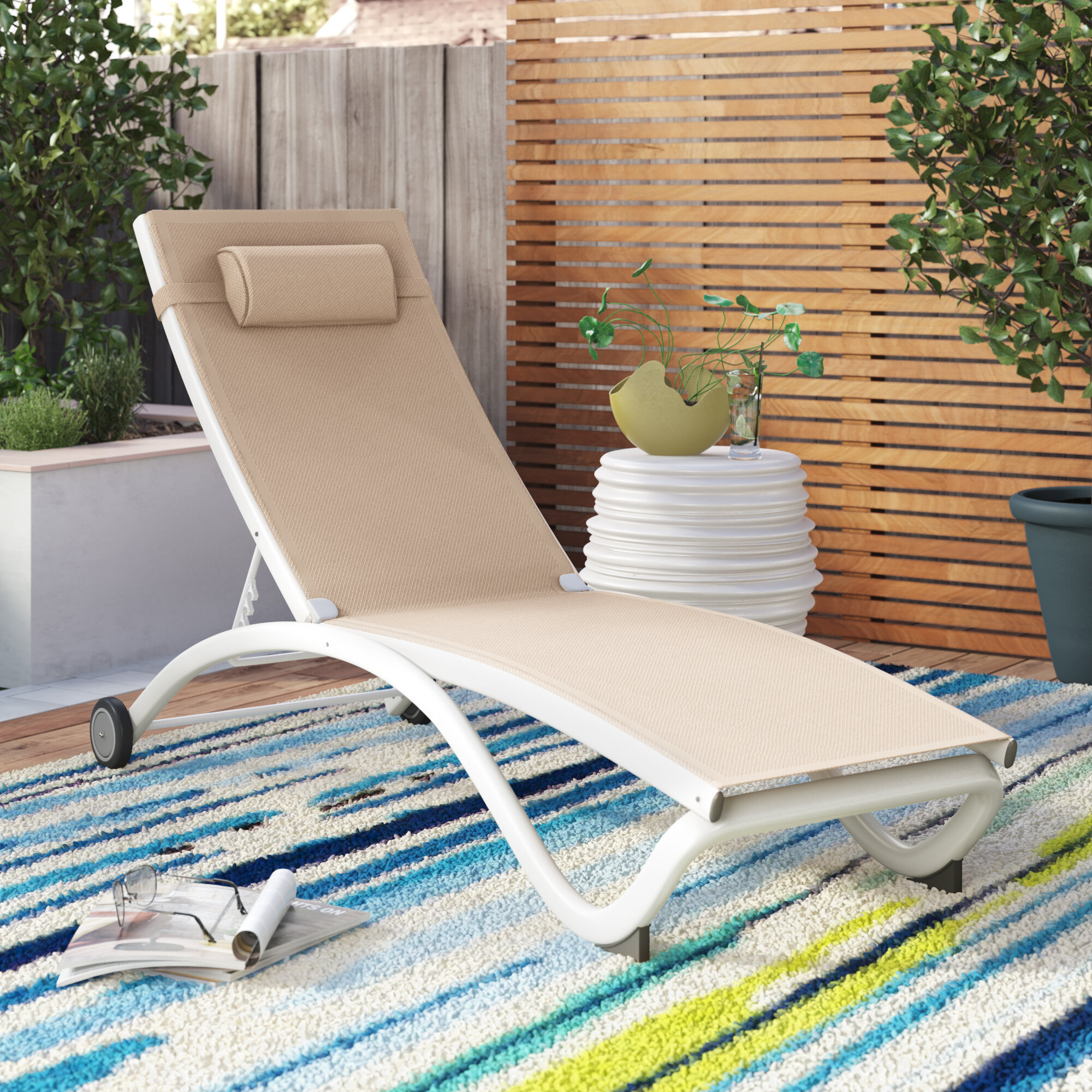 wayfair chaise lounge cushion