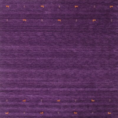 Contemporary Violet/Pink Area Rug East Urban Home Rug Size: Square 4'