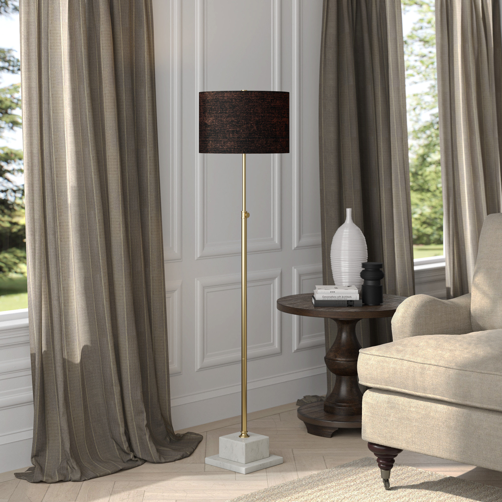 Greyleigh™ Hednesford 62" Traditional Floor Lamp Wayfair
