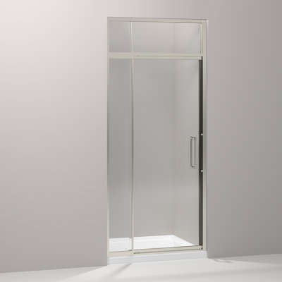Lattis 36 X 895 Pivot Shower Door With Sliding Steam Transom